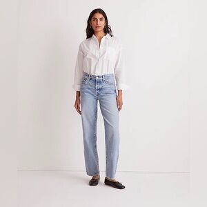 MADEWELL Low-Slung Straight Jeans